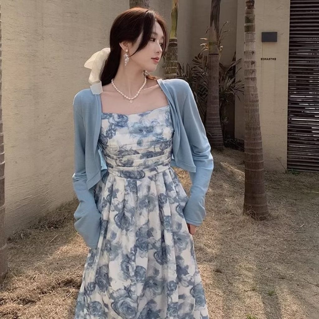 FORGETMENOT | DRESS WANITA KOREA | DRESS KOREA | DRESS LENGAN PANJANG | DRESS WANITA | ATASAN WANITA