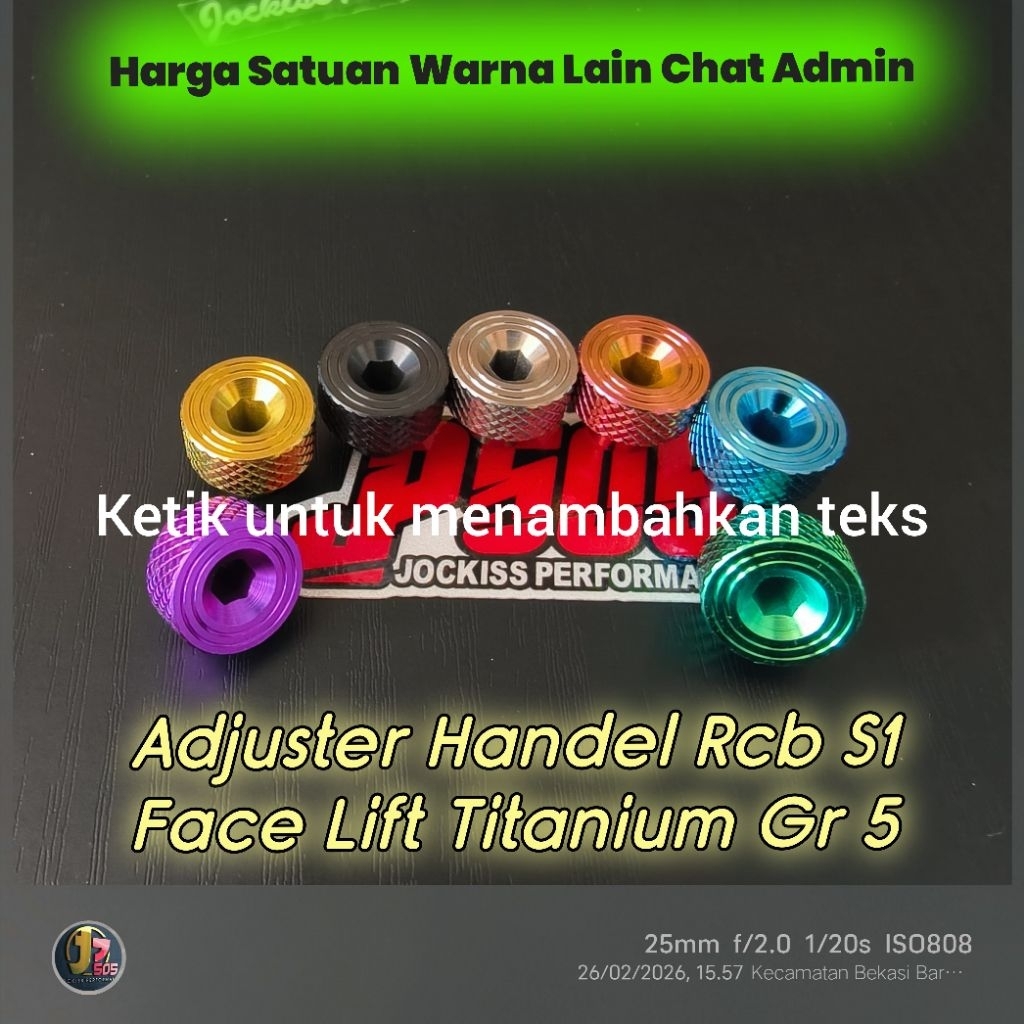 Adjuster Stellan RCB S1 Facelift Titanium Gr 5