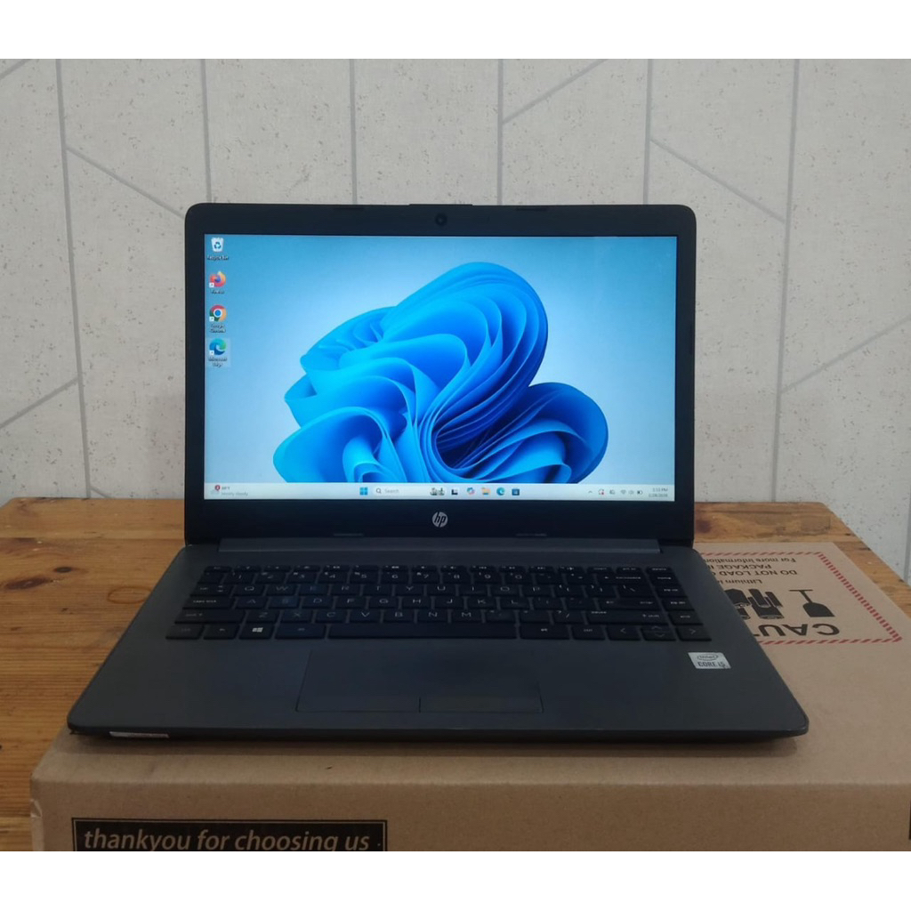 Laptop Hp 240 G7, Core i5-1035G1, Ram 8/256, #Amd Radeon 620 2GB, Lengkap, Grey