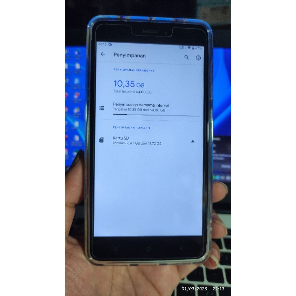 Redmi Note 4 Snapdragon/Mido Hitam 4/64 custom rom android 10 normal mulus min pemakaian.. TG + Soft