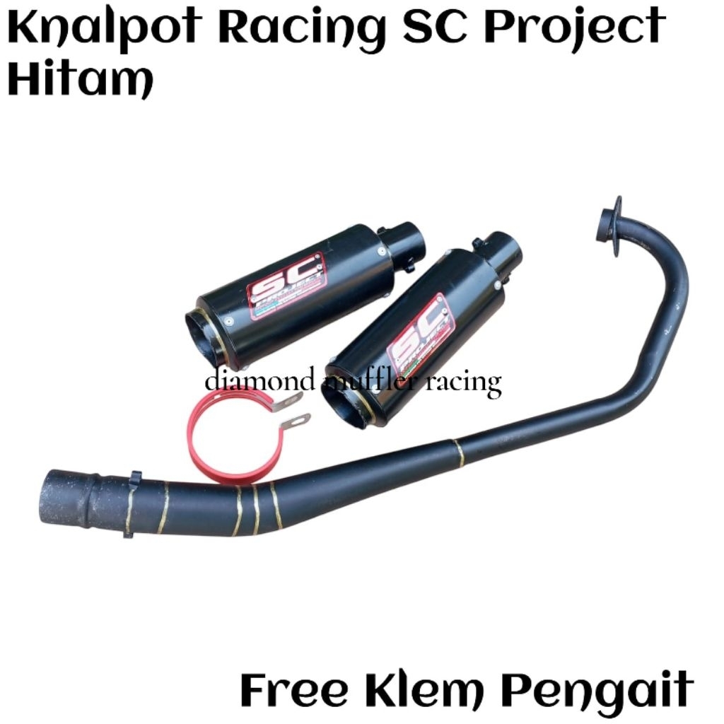 Knalpot Racing SC Project Jupiter MX Old Satria Fu Karbu Jupiter MX New 135 Satria Fu Injeksi