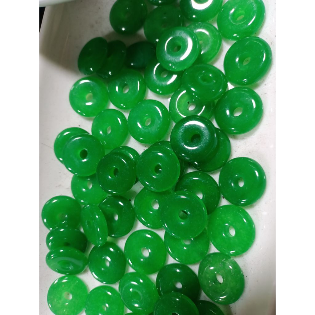 Batu giok donat buat liontin