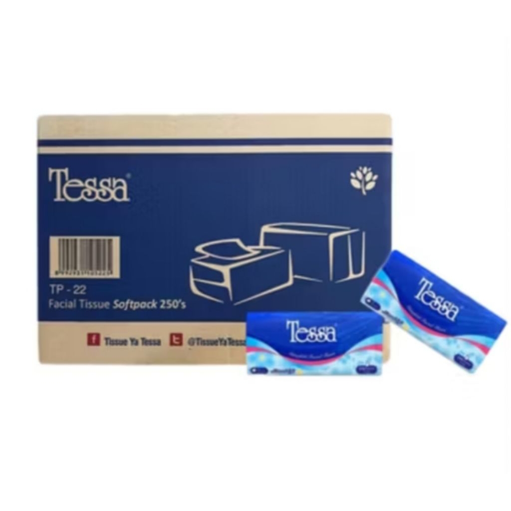 Tisue Tessa 250S 2 ply 1 karton isi 40pcs