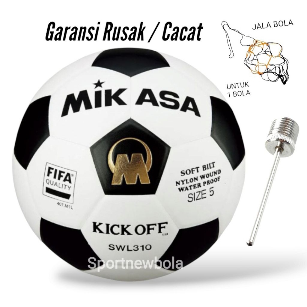 Bola Sepak MIKASA KICK OFF SWL310 Original Size 5 Bola Kaki No 5 Bola original Dewasa Lapangan Besar