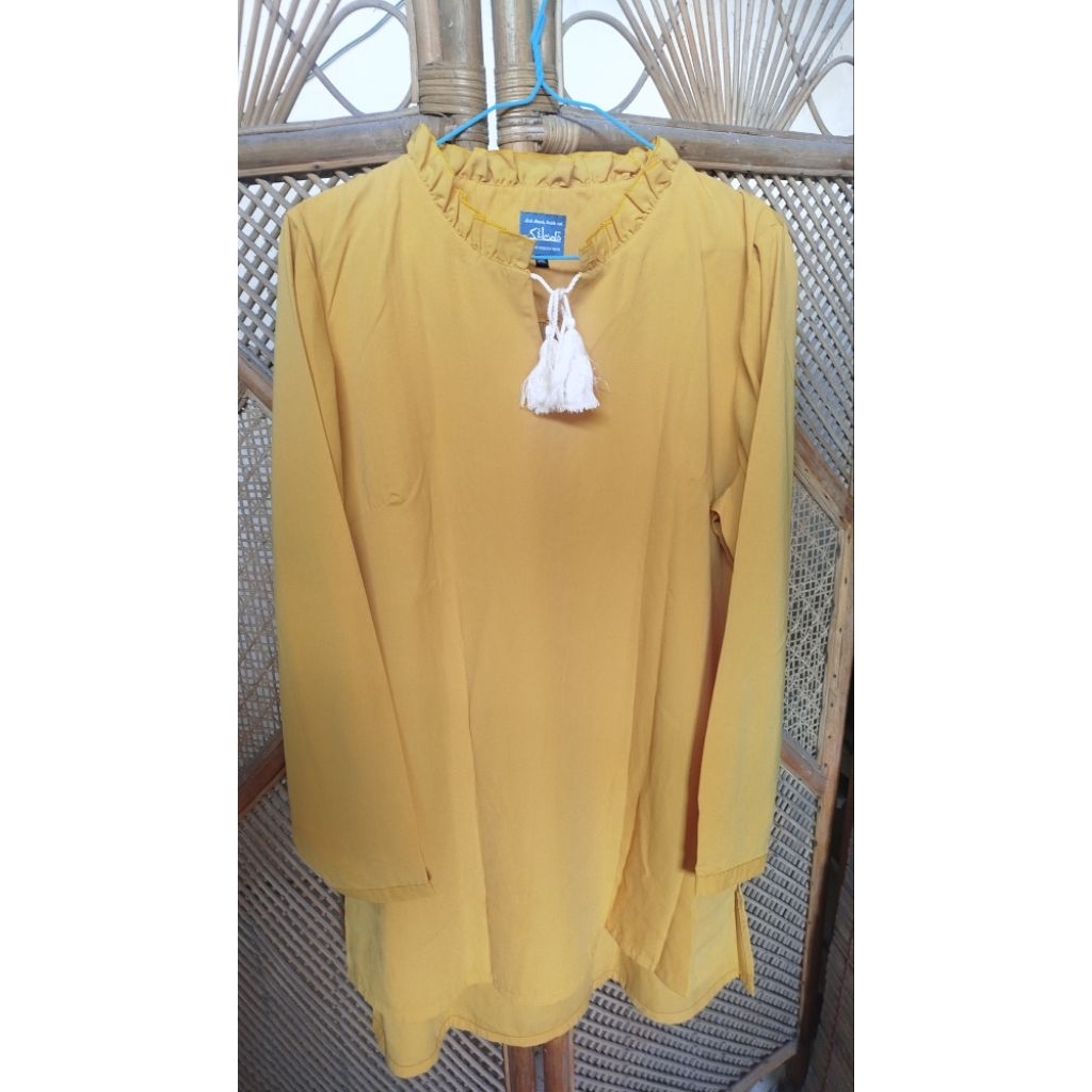 atasan wanita/tunik kuning