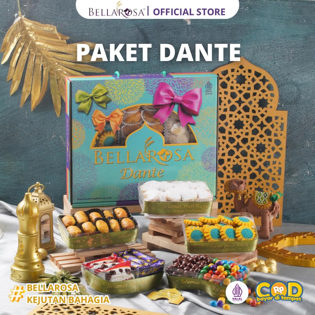 PARCEL KUE KERING BELLAROSA DANTE - Paket Lebaran Hampers Bellarosa - Dante