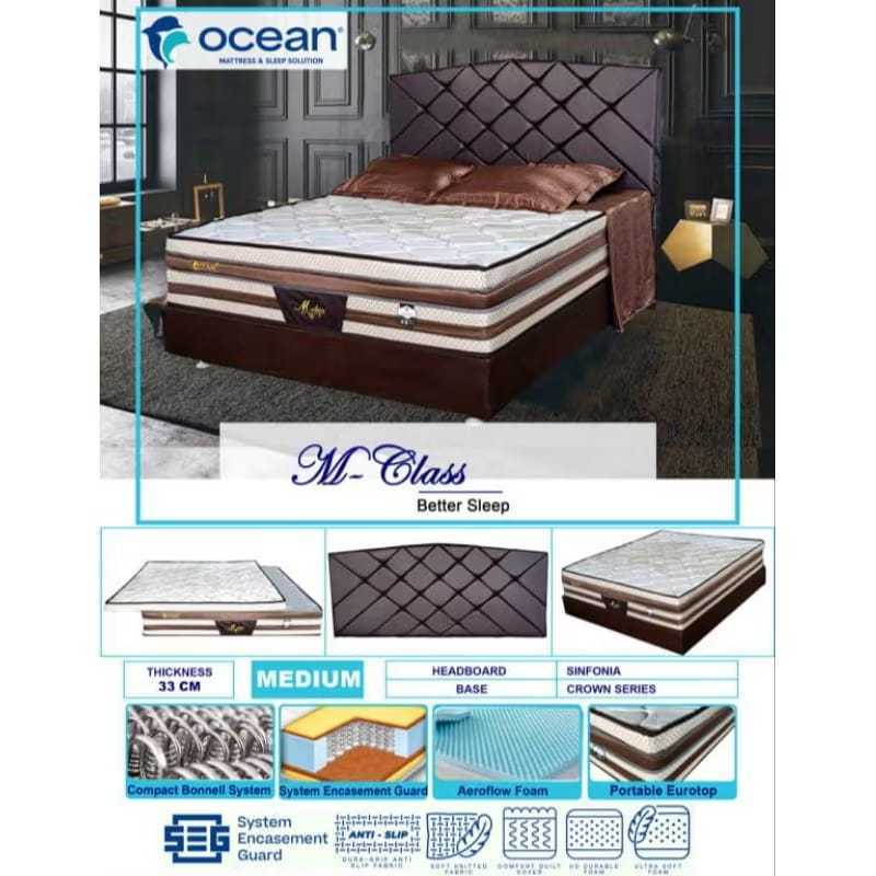 Springbed Kasur OCEAN Vitto Class M | Kasur Pegas - 160x200 | Matras Murah Palembang