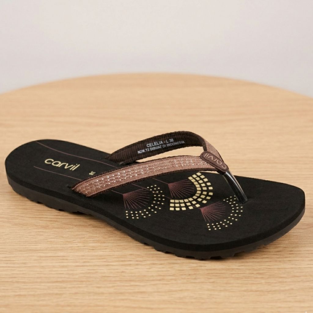 Sandal Wanita Carvil original Sandal Jepit Wanita Carvil Spon