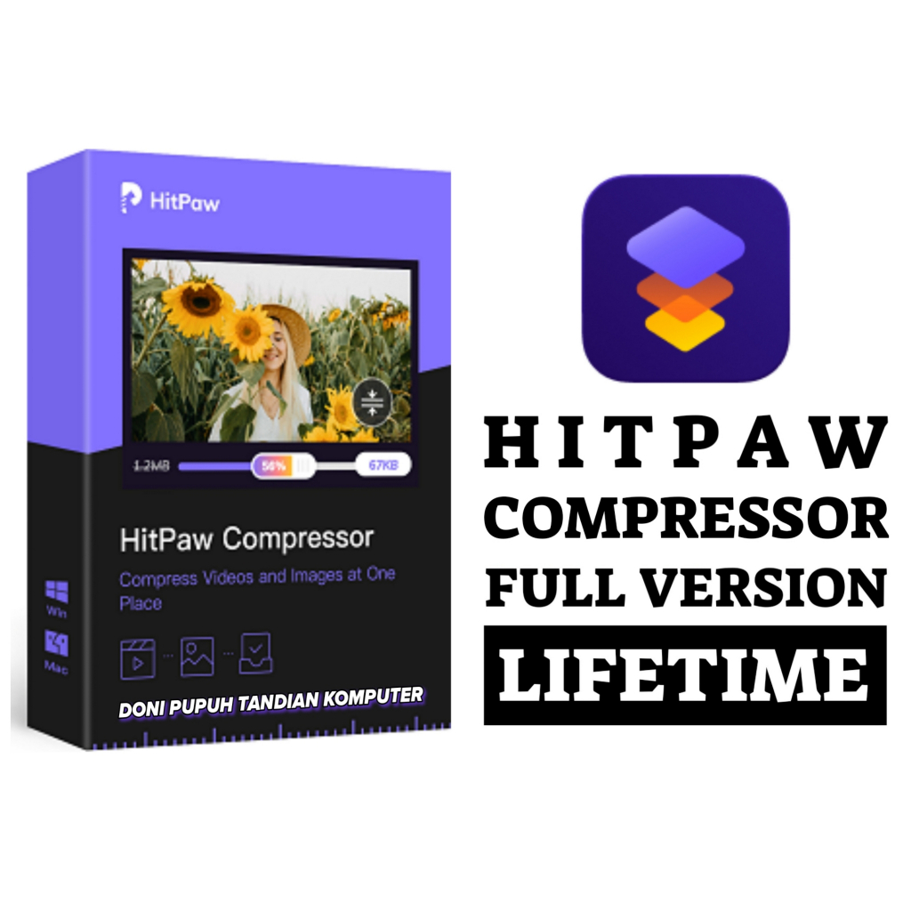 HitPaw Compressor Full Version Lifetime + Video Cara Install