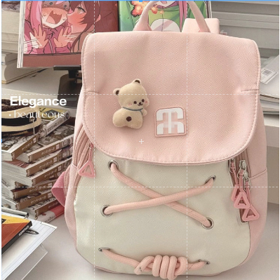 READY COD  Tas Ransel Mini Wanita Korea Style Imut & Lucu, Ransel Mini Serbaguna Portable, Tas Sekol