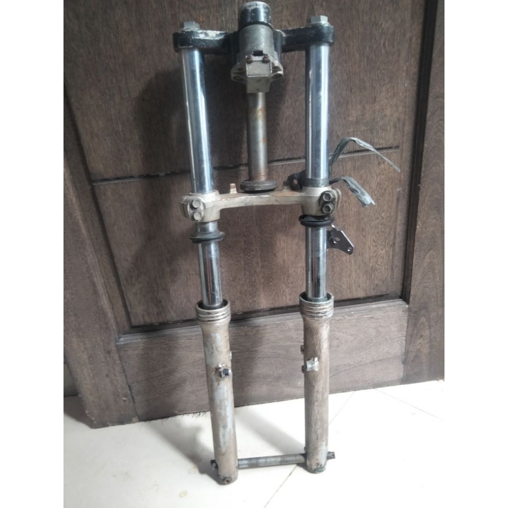 shock depan ninja rr zx original gold