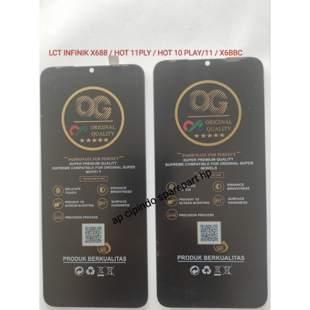 LCD INFINIX HOT10 PLAY / X688 / HOT 11 PLAY / X688B