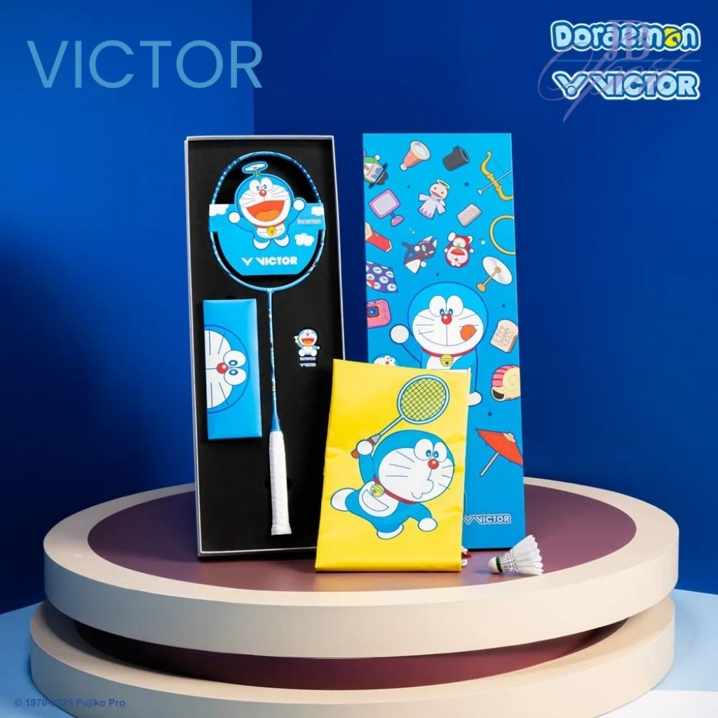 Raket badminton victor x Doraemon dx drm dxdrm dx-drm original