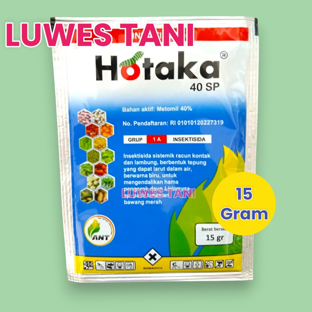 Hotaka 40 SP (15gr) - Insektisida Sistemik Metomil 40% Setara Lannate Pembasmi Semut Dan Kecoa