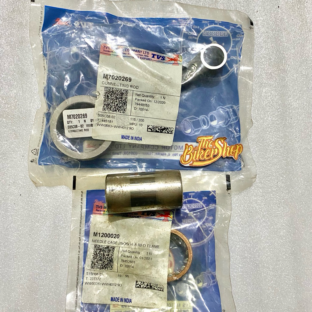 Stang seher / piston / connecting rod TVS APACHE RTR 160 Original TVS