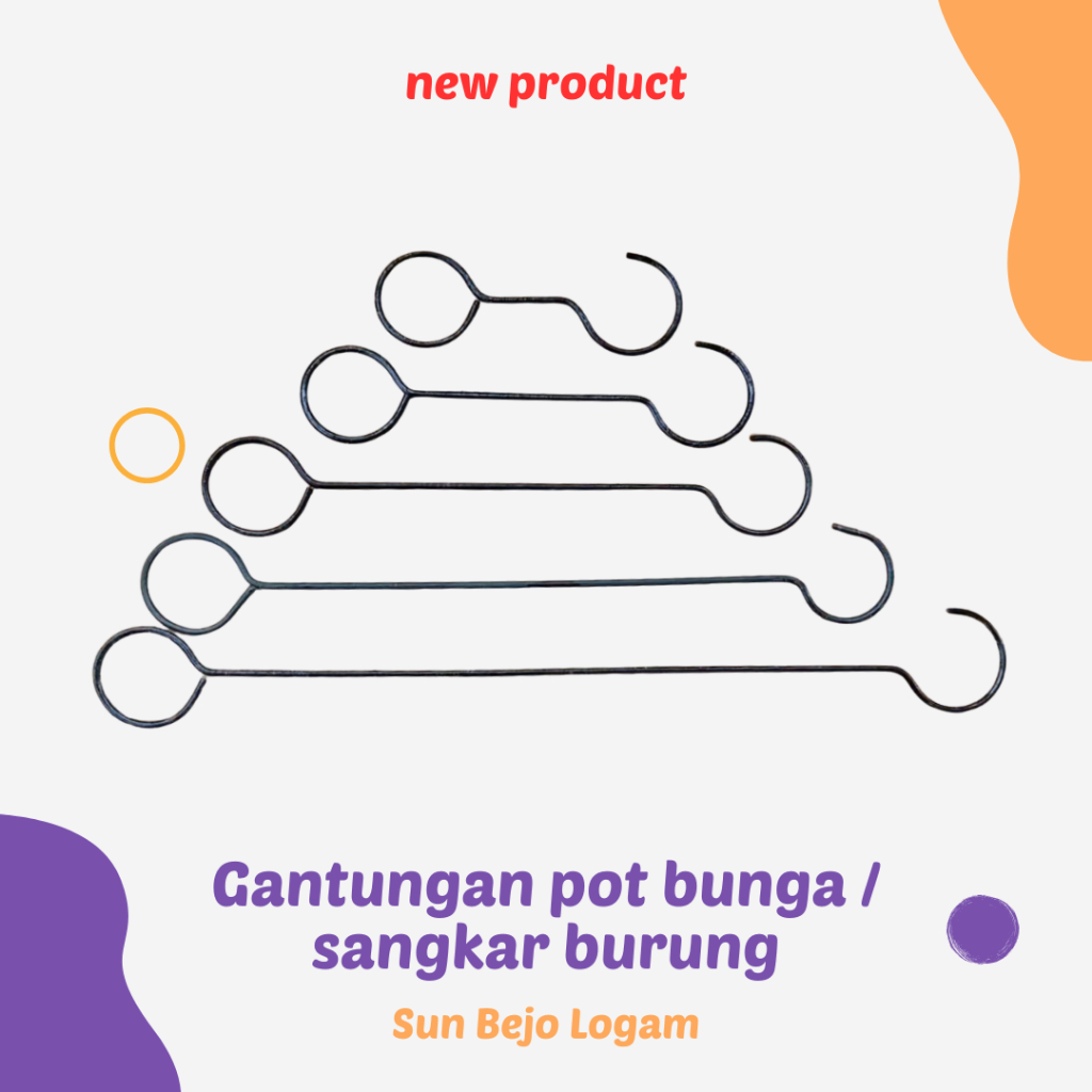 PROMO gantungan pot bunga tanaman hias dan gantungan sangkar burung