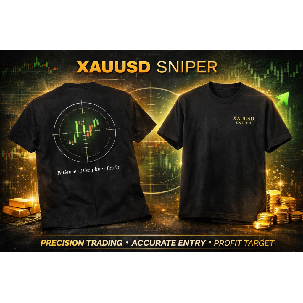 KAOS TRADING SNIPER XAUUSD. KAOS TRADING. T- Shirt XAUUSD