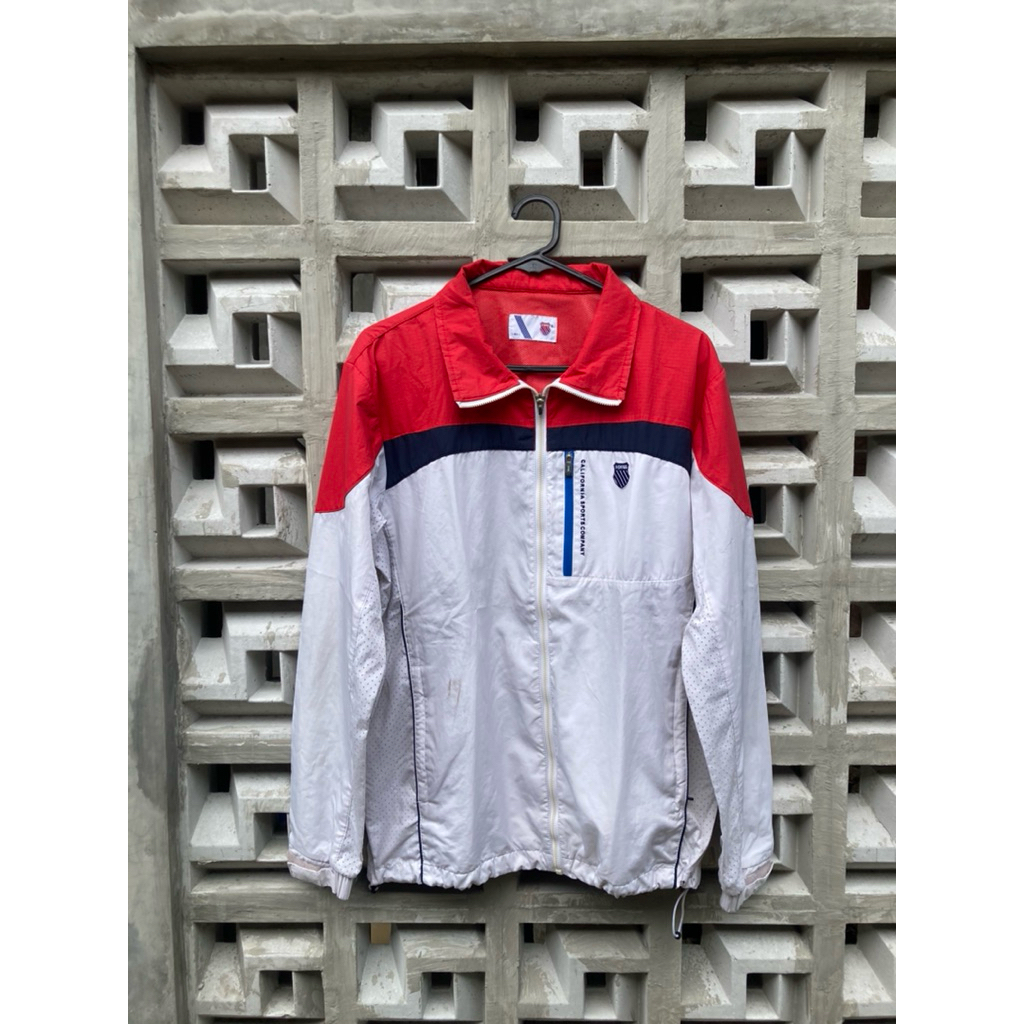 tracktop winbreaker kswiss colorblock