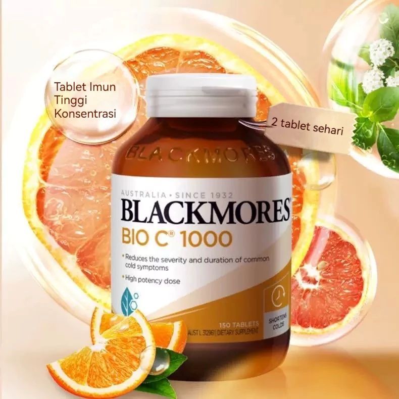 BLACKMORES Bio C 1000mg 150 Tablet Antioxidan Vitamin C Dewasa