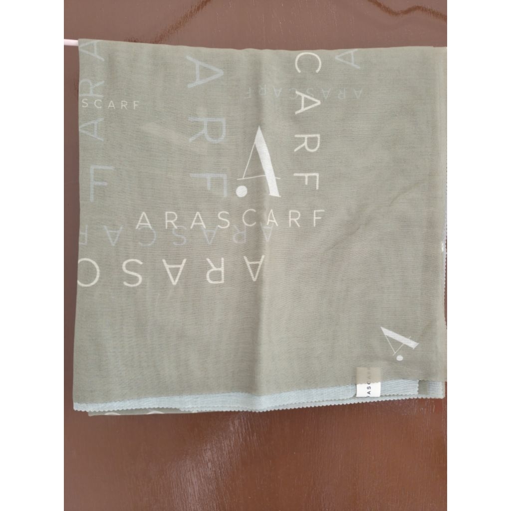 AKSARA MONOGRAM SCARF BY ARASCARF