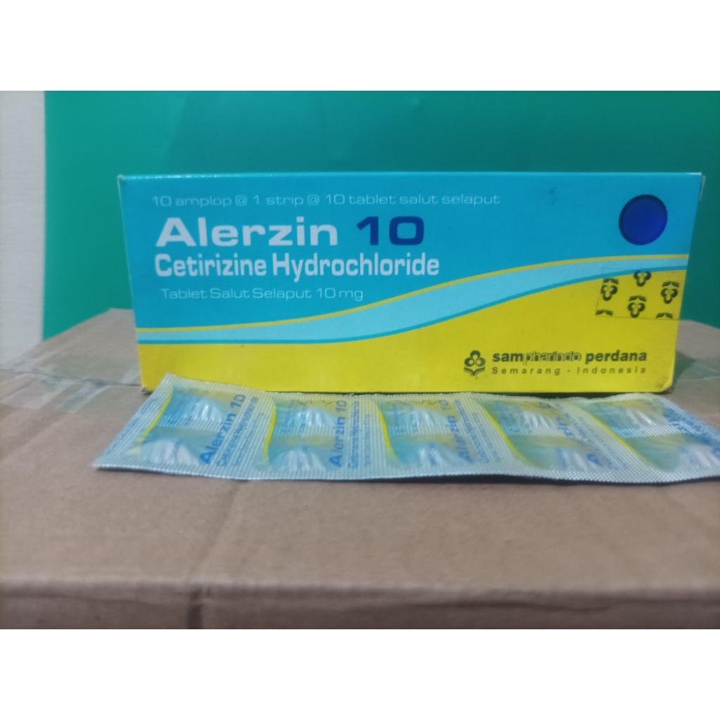 Alerzin Tablet obat gatal kulit