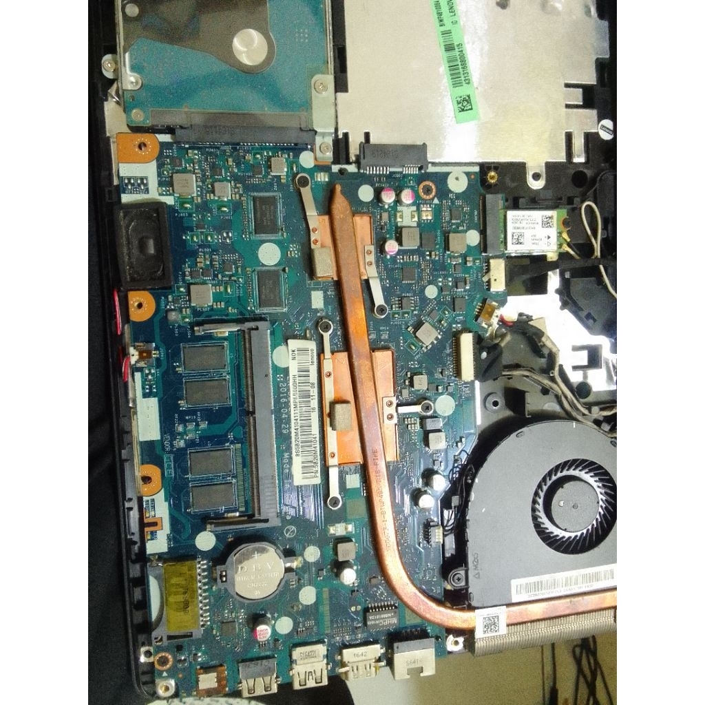 Motherboard/Mainboard/Mesin Laptop Lenovo Ideapad 110-14ISK Core i3-6100U AMD Radeon  R5-M330 Ram 4 