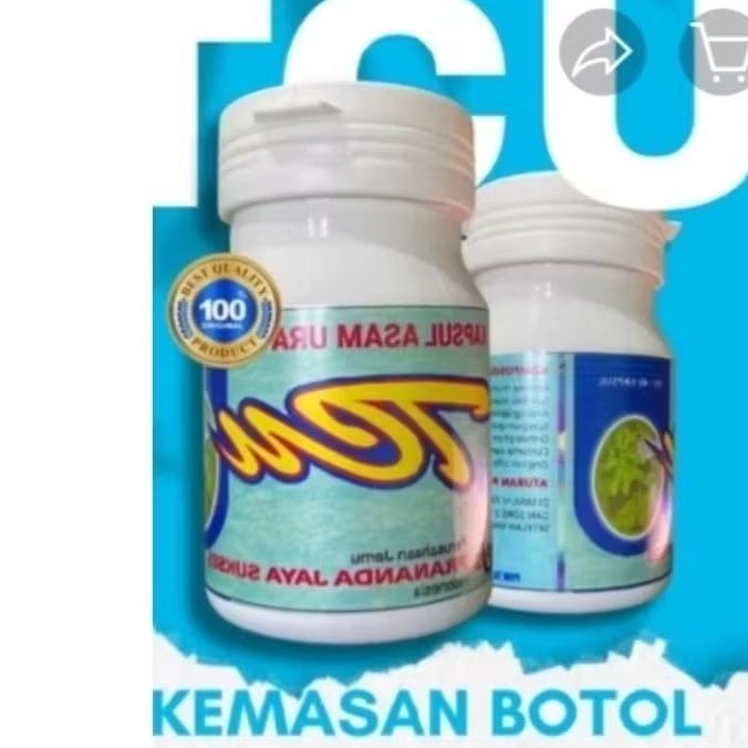 TCU EDISI KHUSUS KEMASAN BOTOL ISI 30 KAPSUL