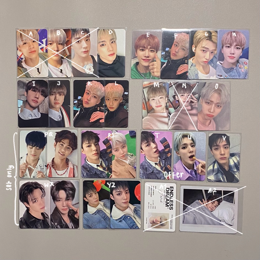 jeno jaemin nomin official photocard