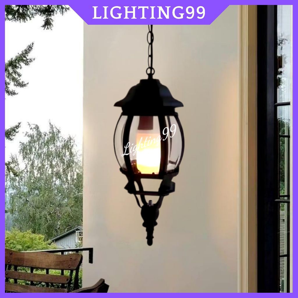 Lampu Gantung Outdoor Klasik Dekorasi Taman