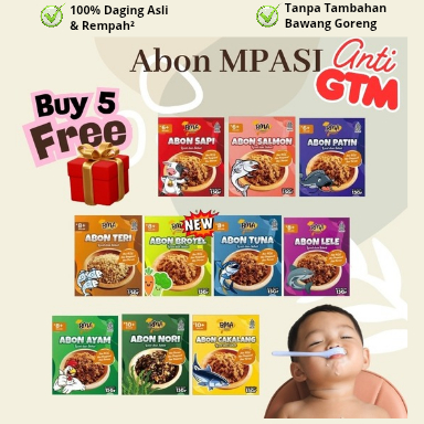 Abon MPASI anti GTM NON MSG Abon Bayi 6+ 8+ 10+ Organik