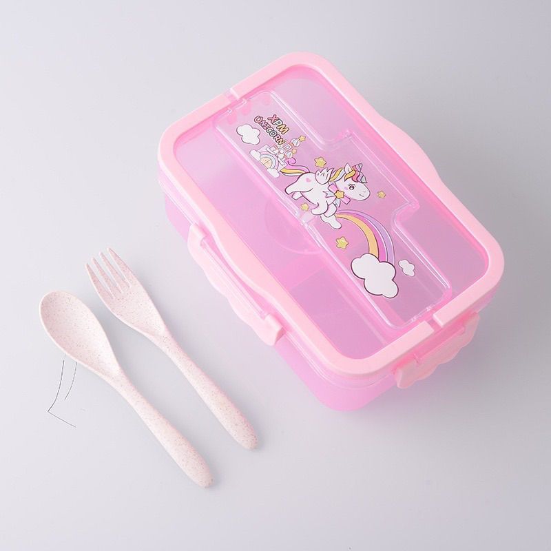 TEMPAT KOTAK MAKAN ANAK LUNCH BOX PRINCESS UNICORN KUDA PONI LITTLE PONY