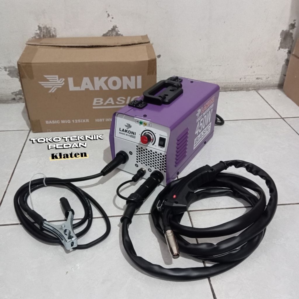 Mesin Las MIG BASIC 125IXR LAKONI / Inverter Trafo Welding Mesin Las Listrik Trafo MIG 125-IXR LAKON
