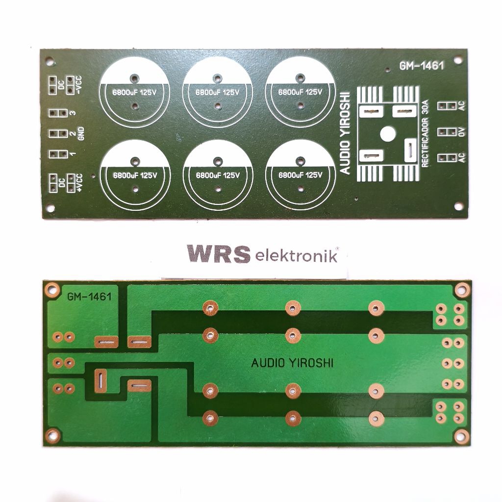 PCB PSU Elco isi 6 AudioYiroshi GM1461