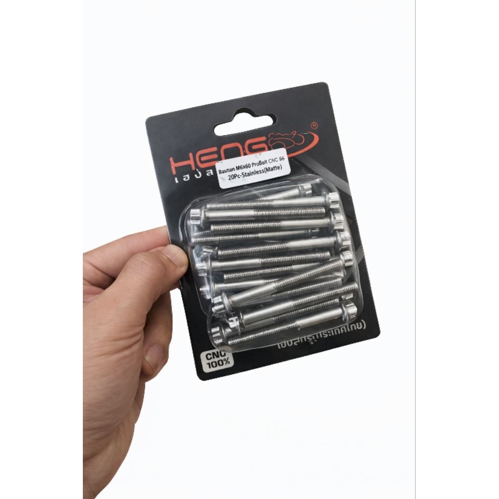 1 PCS. Baut probolt 6x 60 Mm Stainless New Model Drat 10 Panjang 6 Cm Ukuran 10 Silver CNC 5G