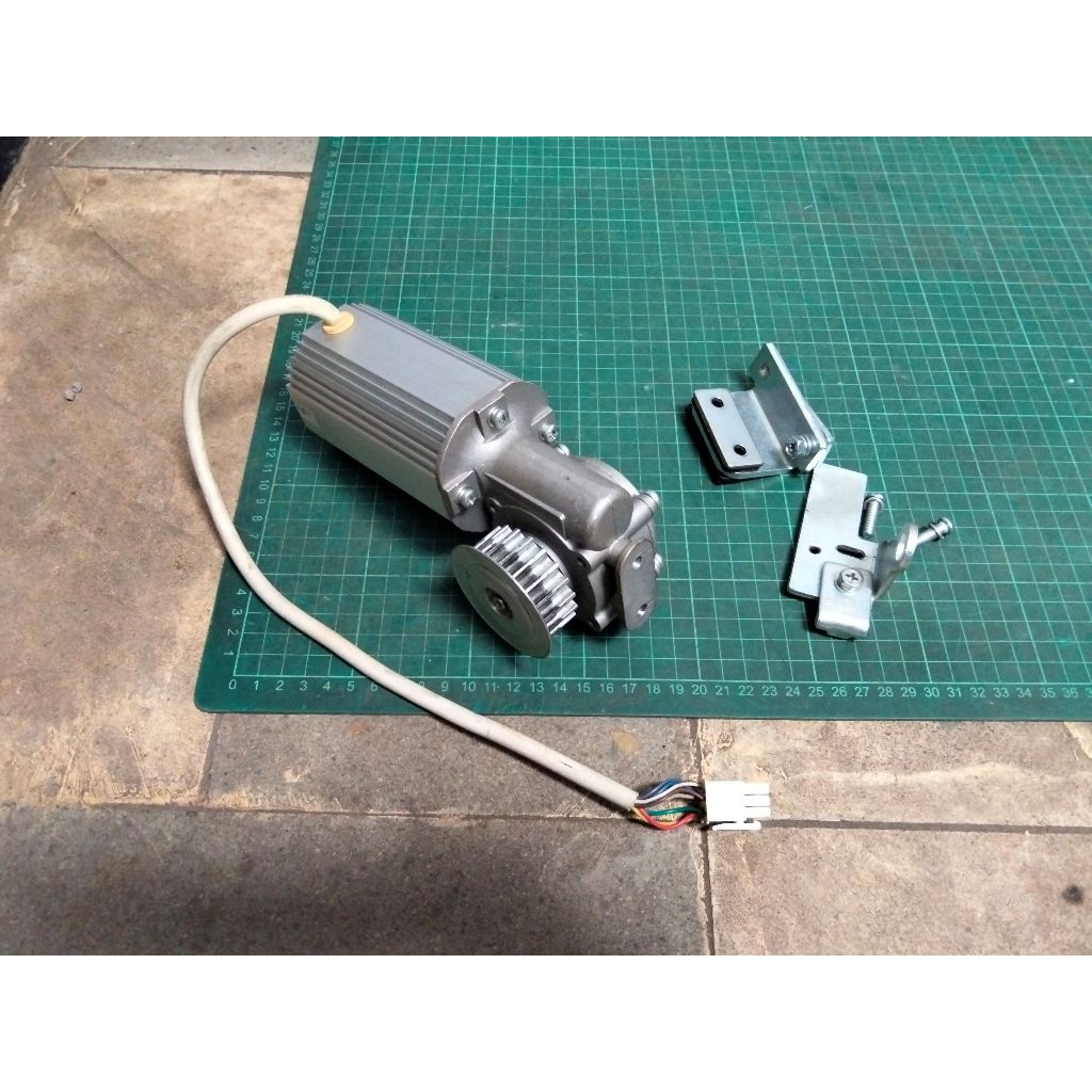 Motor Brushless BLDC 24V + Gearbox Eks Pintu Otomatis Sliding Door - High Torque