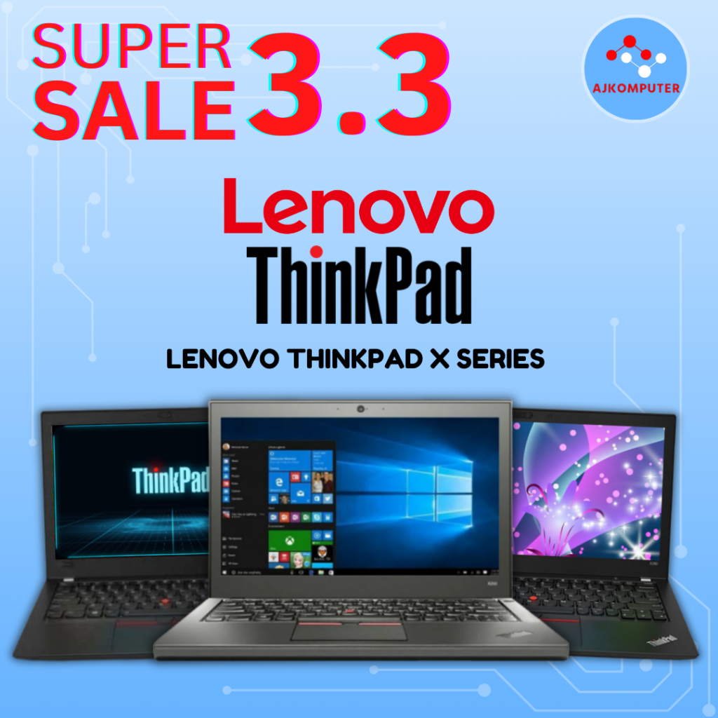 LAPTOP LENOVO THINKPAD X240 X250 X260 X270 X280 CORE i3 / i5 / i7 ORIGINAL MURAH BERGARANSI
