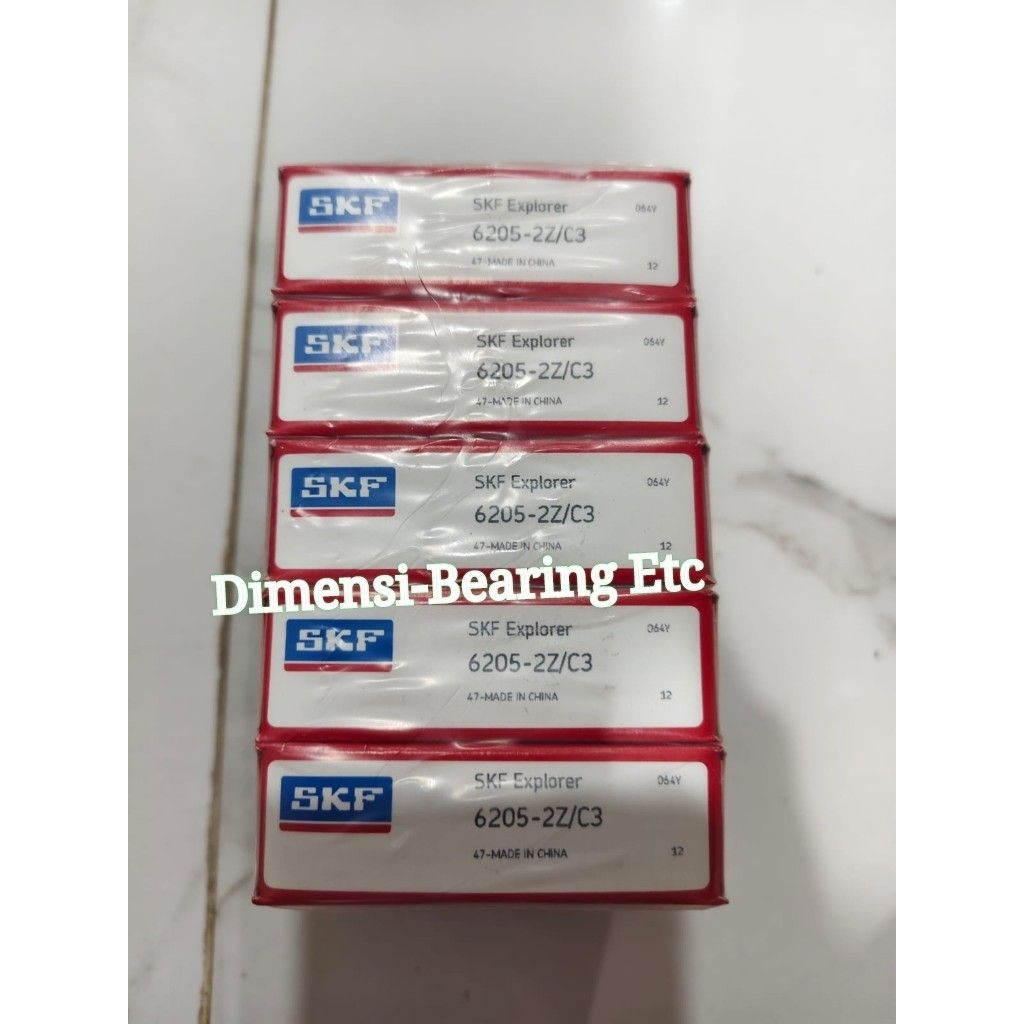 6205 ZZ C3 SKF / 6205 2ZC3 SKF BALL BEARING