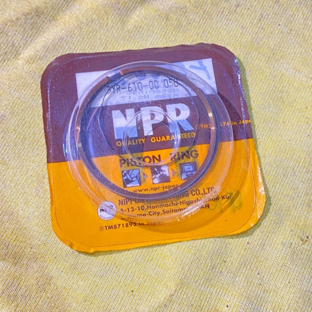 Ring piston ring seher yamaha Force 1 FizR OS 50