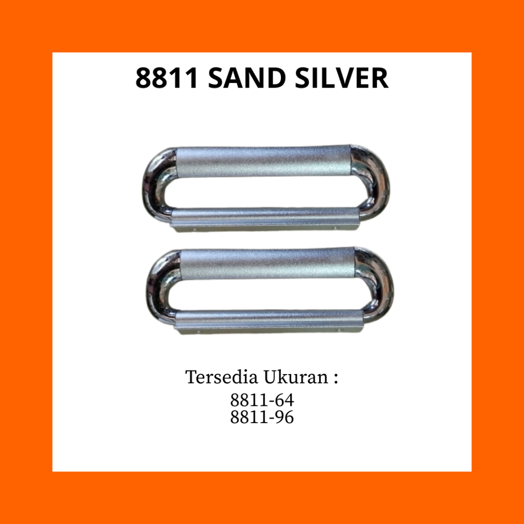 Handle 8811 SAND SILVER | Handle Tarikan Laci | Tarikan Pintu Laci Minimalis