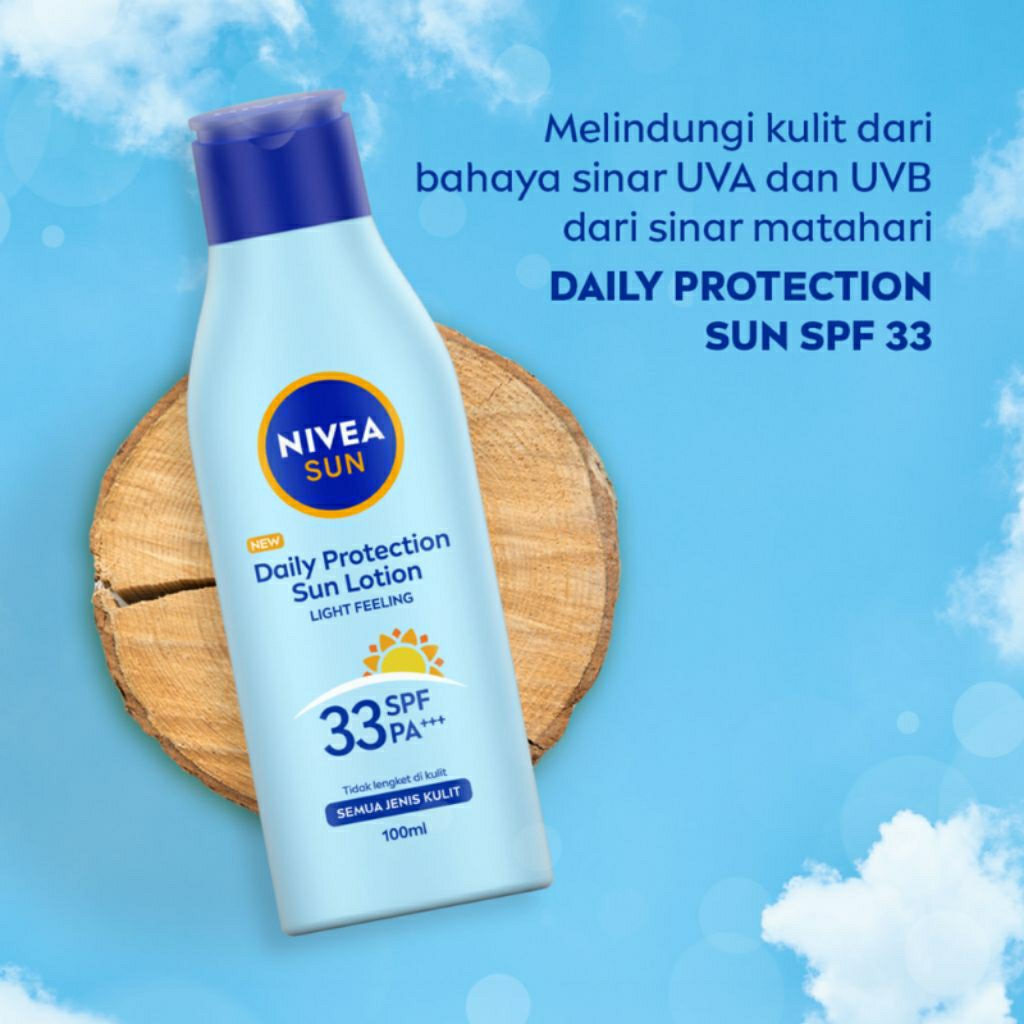 NIVEA Sun Lotion Daily SPF 33 Sunblock Badan Nivea