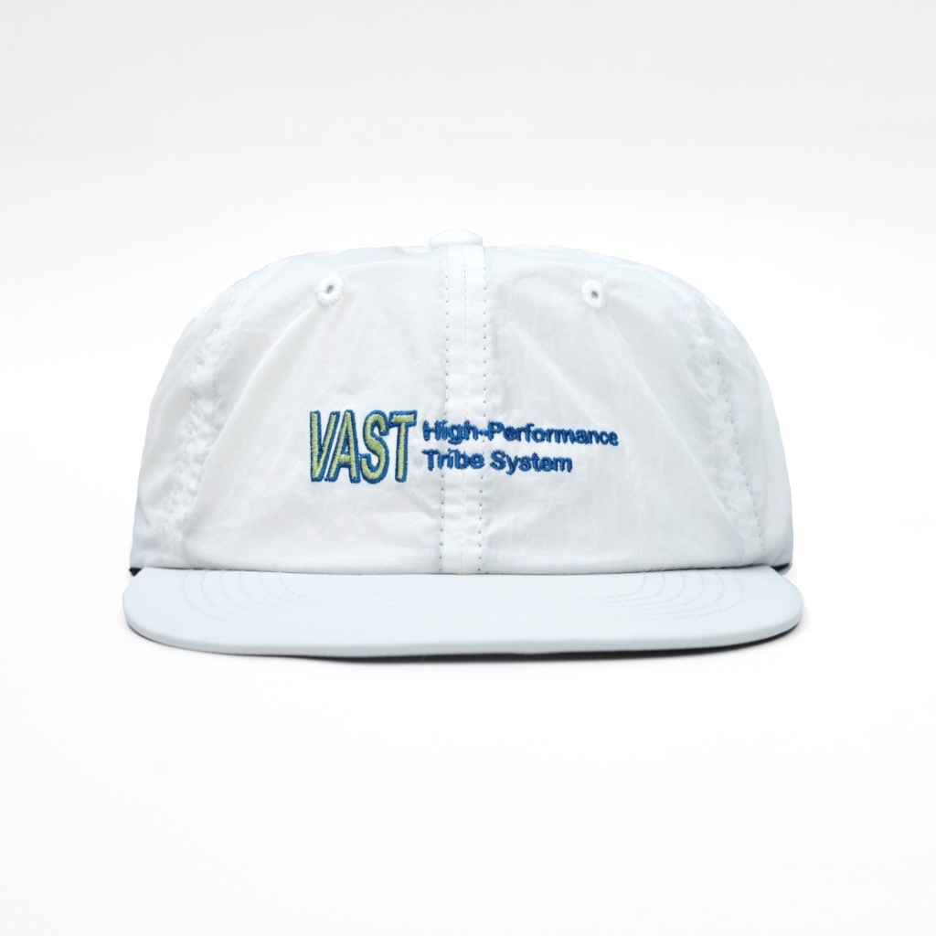 VAST 6-PANEL NYLON CAP – VHS-91 – White