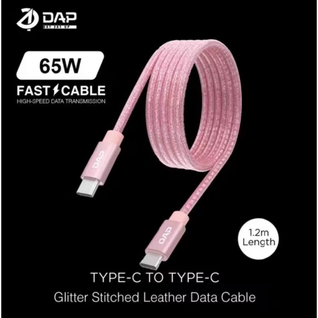 KABEL DATA DAP DFC120 (TYPE-C TO TYPE-C) | ORIGINAL | FAST CHARGING