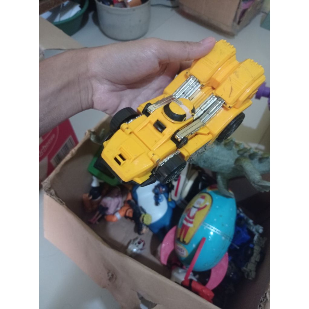 Figure Preloved - Power Rangers Turbo Deluxe Rescue Megazord