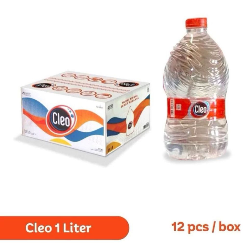 Cleo 1liter 1 dus isi 12pcs