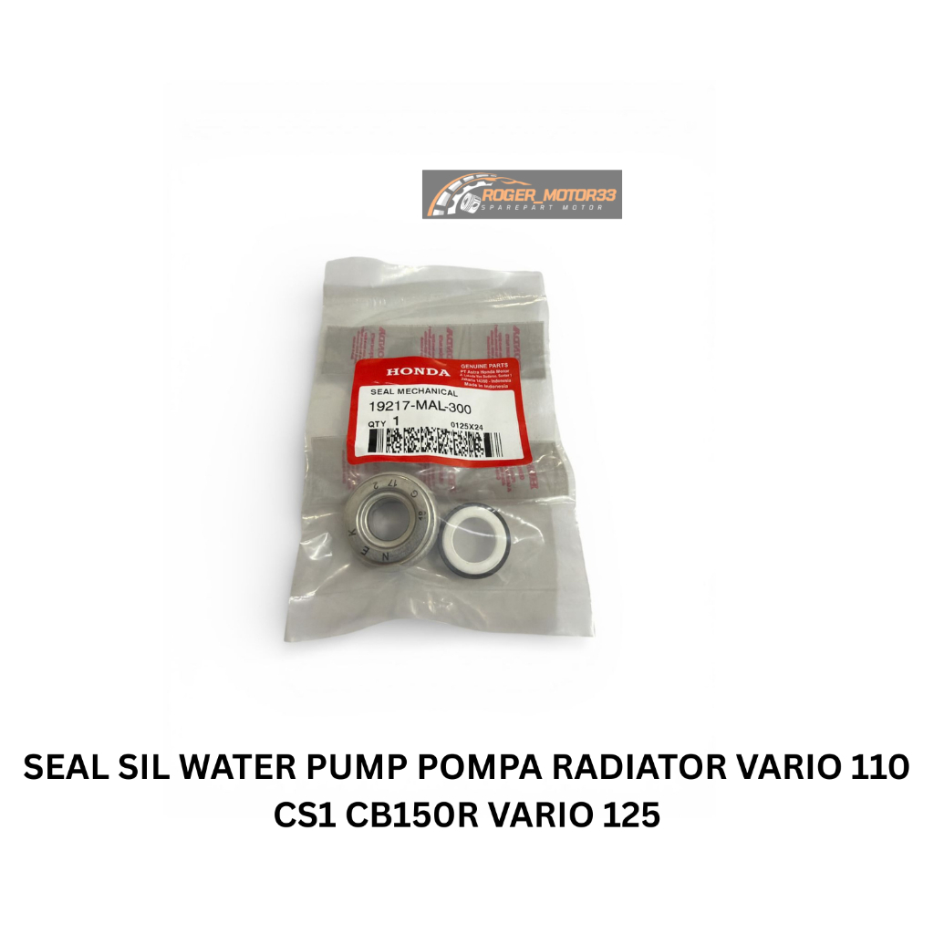SEAL SIL WATER PUMP POMPA RADIATOR VARIO 110 CS1 CB150R VARIO 125 KW SUPER CKD