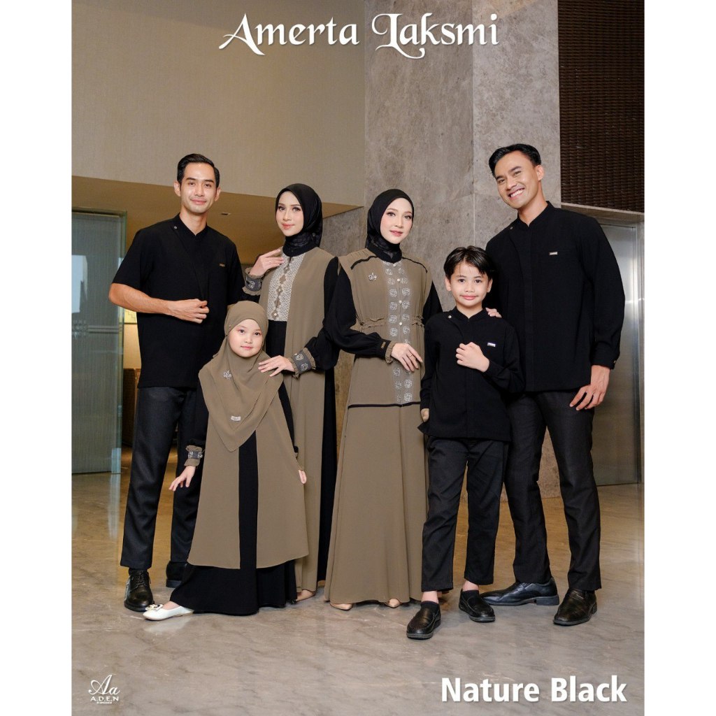 FAMSET AMERTA LAKSMI BY ADEN HIJAB (SERIEM MOM & DRESS KIDS)