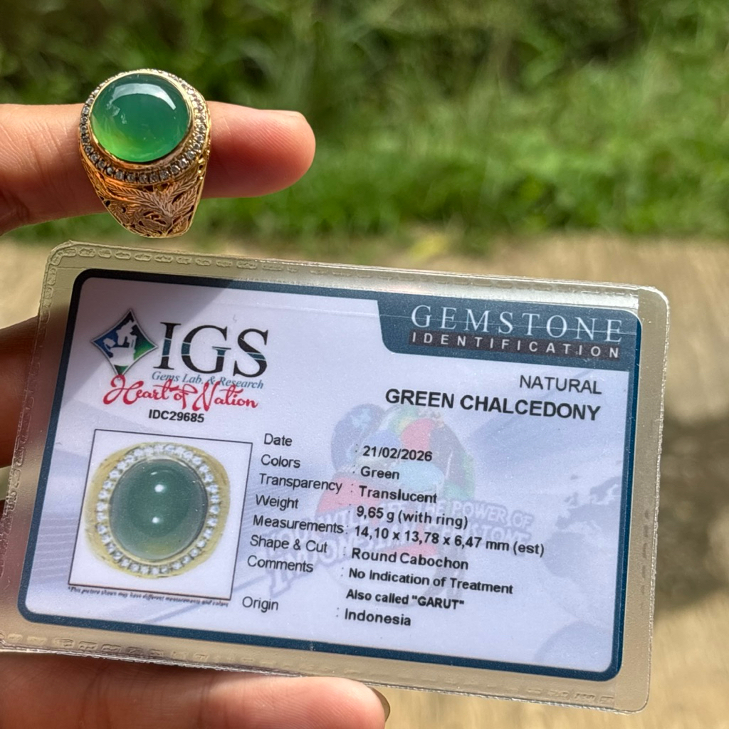 Batu Hijau Garut Cikolak Natural Berikut Memo