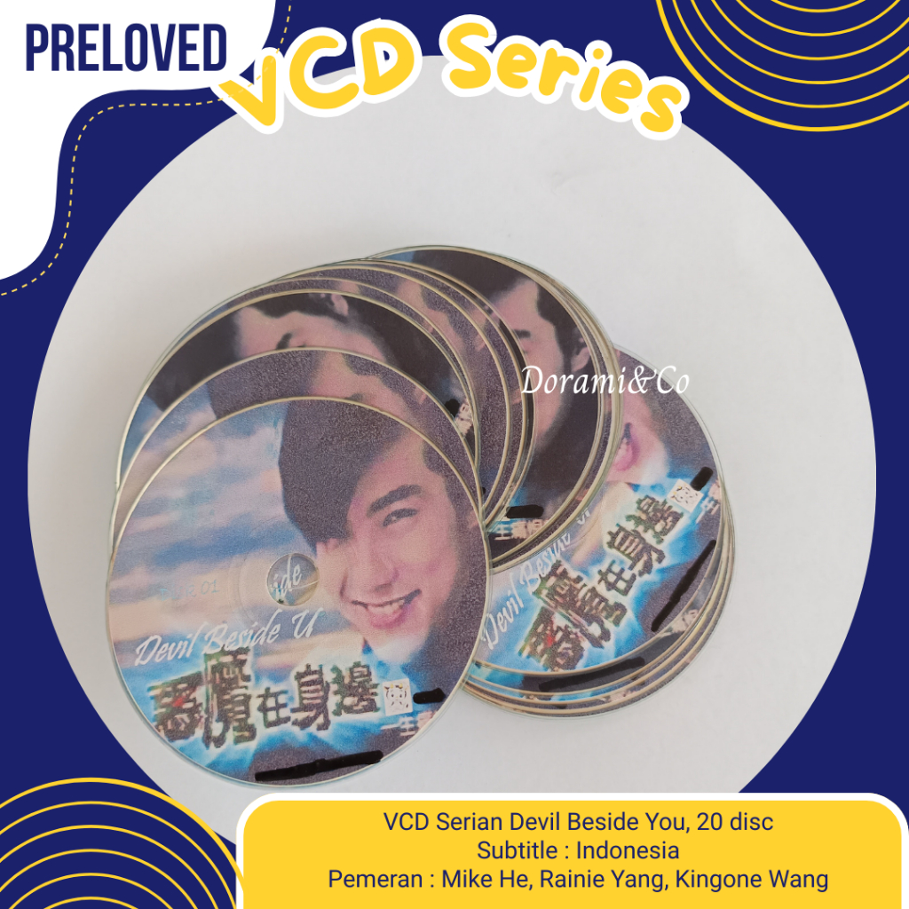 VCD Devil Beside You Serian Serial Chinese Cina China Mandarin Preloved Lawas Jadul Bekas Langka