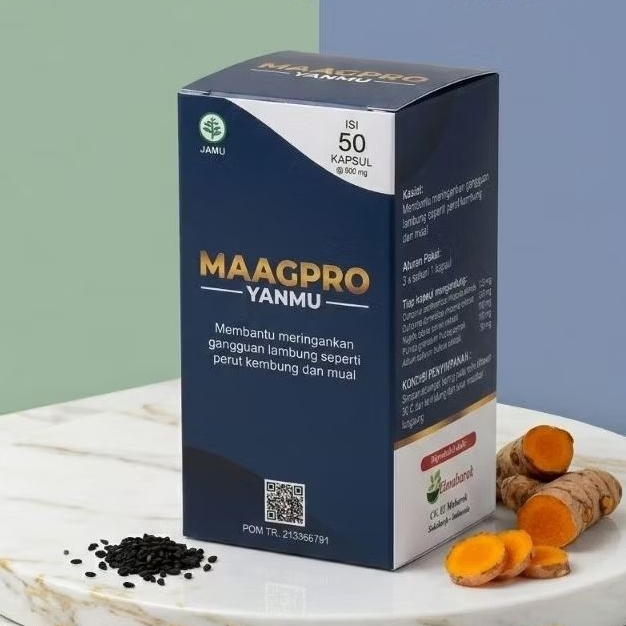 50 Kapsul Herbal MAAGPRO Obat Herbal Gerd Asam Lambung Kapsul Ampuh Obat Asam Lambung dan Gerd Kapsu