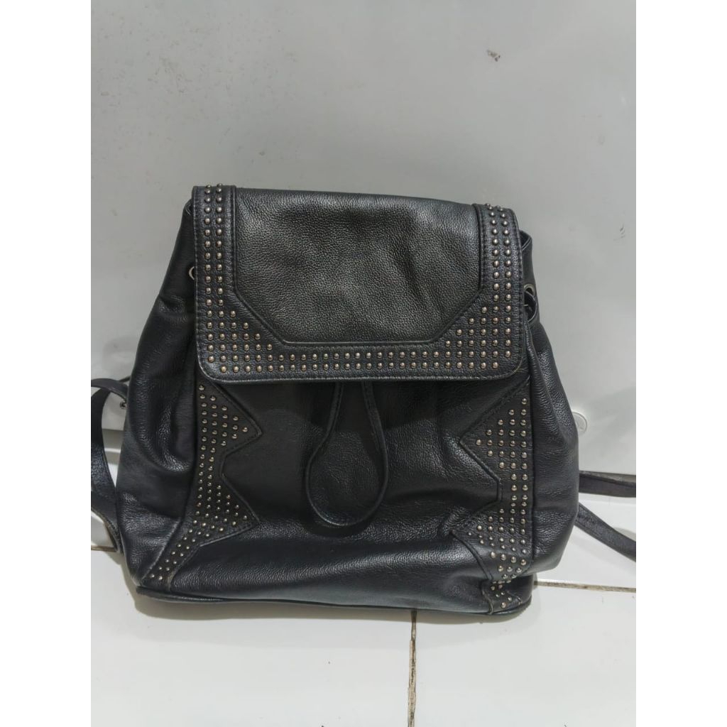 Backpack kulit Asli